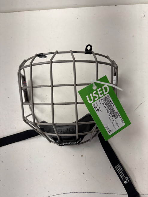 Vist Large View of Product Image Which is Used Bauer PROFILE I Hockey Wire Mask Silver SM