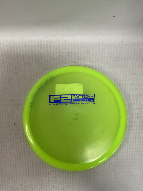 Vist Large View of Product Image Which is Used Innova FACTORY SECOND Disc Golf Mid Range Green