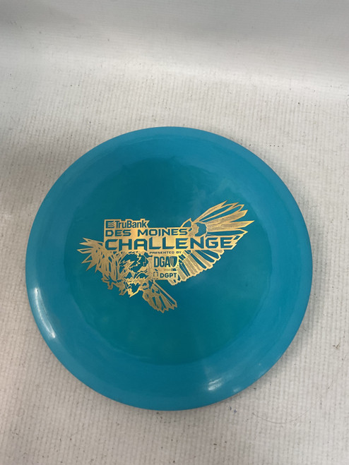 Vist Large View of Product Image Which is Used Discraft DES MOINES CHALLENGE Disc Golf Mid Range Royal Blue