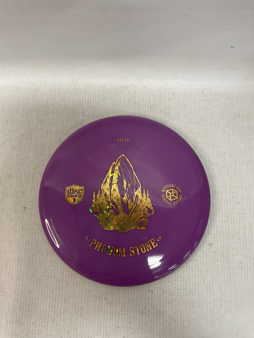 Vist Large View of Product Image Which is Used Discmania PHEBOM STONE Disc Golf Driver Purple