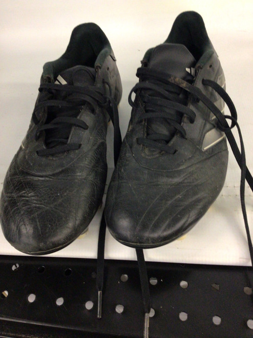 Vist Large View of Product Image Which is Used Adidas Soccer Cleats Black Senior 10