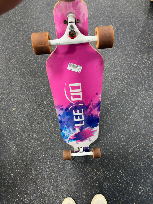 Vist Large View of Product Image Which is Used LEEYOO LONGBOARD Longboard Pink Long