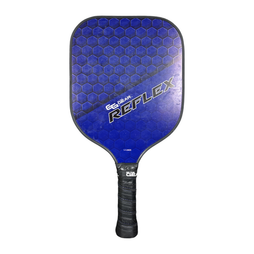 Vist Large View of Product Image Which is Used GoFit REFLUX Pickleball Paddle Navy Blue
