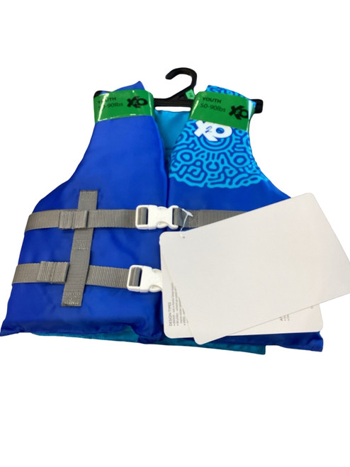 Vist Large View of Product Image Which is Used X2O Youth PFD Royal Blue Youth 50-90