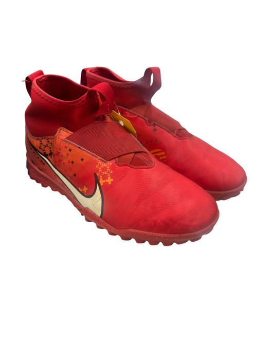Vist Large View of Product Image Which is Used Nike MERCURIAL Soccer Turf Shoes Red Junior 06