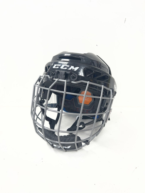 Vist Large View of Product Image Which is Used CCM FL3DS JR Helmet Cage Combo Black XS