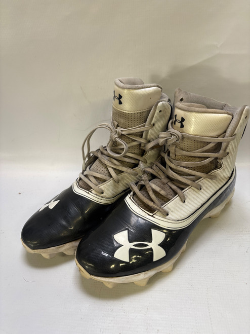 Vist Large View of Product Image Which is Used Under Armour Adult FB Cleats Black Senior 9.5