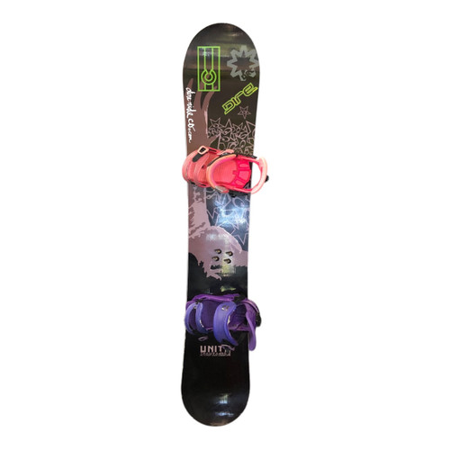 Vist Large View of Product Image Which is Used UNITY PRIDE SNOWBOARD Mens Board/Bindings Black 159 cm