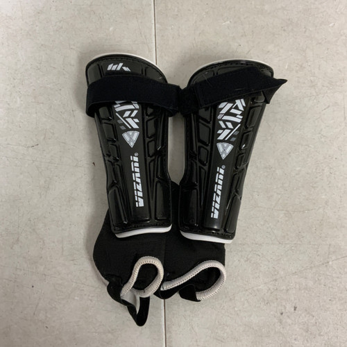 Vist Large View of Product Image Which is Used Vizari Soccer Shin Guards Junior Black SM