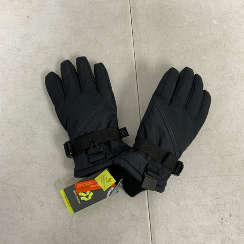 Vist Large View of Product Image Which is Used All In Motion 8-12 Outerwear Boys Gloves Black Junior