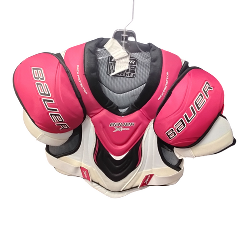 Vist Large View of Product Image Which is Used Bauer X800 Senior Shoulder Pads LG