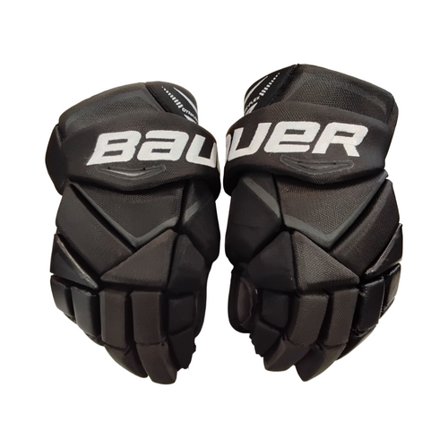 Vist Large View of Product Image Which is Used Bauer VAPOR X800 Senior Gloves Black 14"