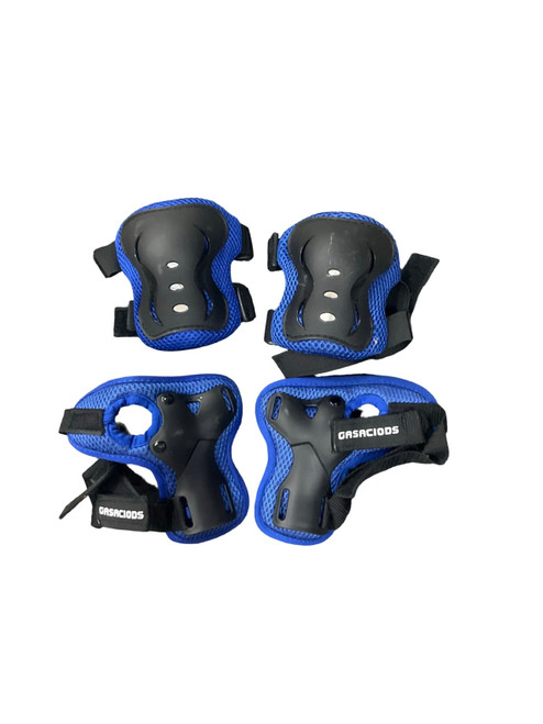 Vist Large View of Product Image Which is Used BIKE PAD SET Bike Elbow Pads Royal Blue MD