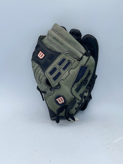 Vist Large View of Product Image Which is Used Easton EZ CATCH BB/SB Glove RH Throw Black 10 1/2"