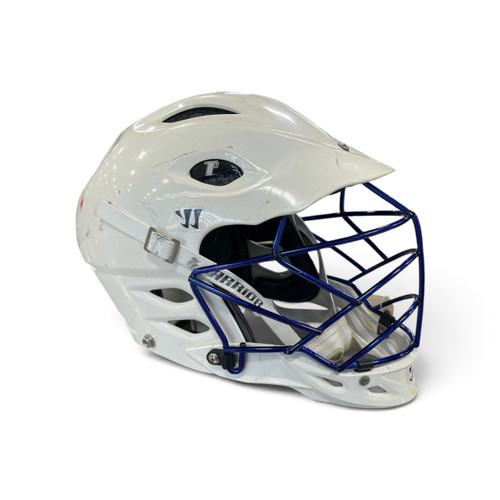 Vist Large View of Product Image Which is Used Warrior TII Lacrosse Helmet White MD