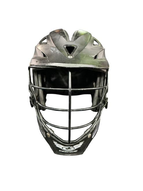Vist Large View of Product Image Which is Used Cascade CASCADE R Lacrosse Helmet Black One Size