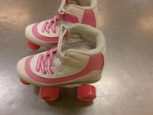 Vist Large View of Product Image Which is Used RollerDerby FIRESTAR Junior Roller Quad Skates Pink Junior 01