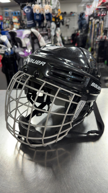 Vist Large View of Product Image Which is Used Bauer IMS 5.0 Helmet Cage Combo Black SM