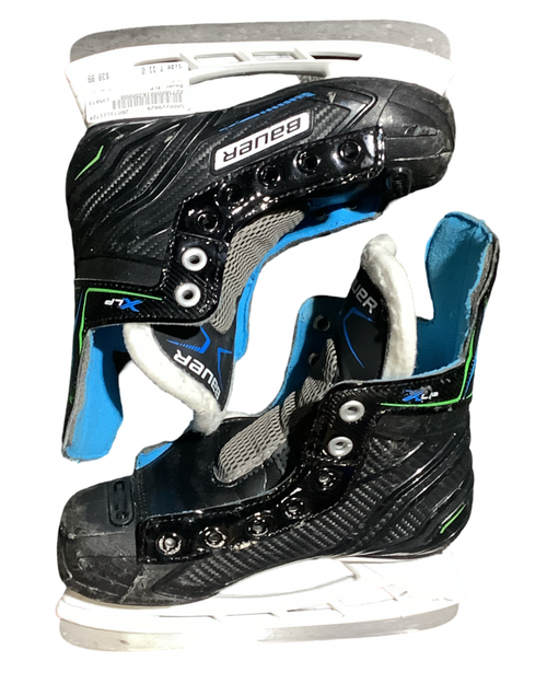 Vist Large View of Product Image Which is Used Bauer XLP Youth Hockey Skate Youth 11.0