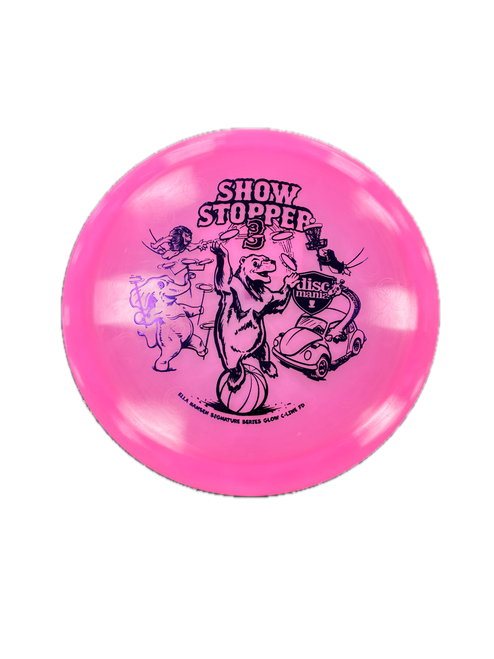 Vist Large View of Product Image Which is Used Discmania SHOWSTOPPER 3 Disc Golf Driver Pink