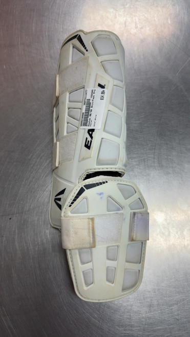 Vist Large View of Product Image Which is Used Easton BB/SB Shin/Foot Protector White