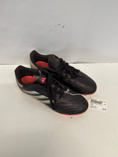 Vist Large View of Product Image Which is Used Adidas Soccer Cleats Purple Senior 5.5
