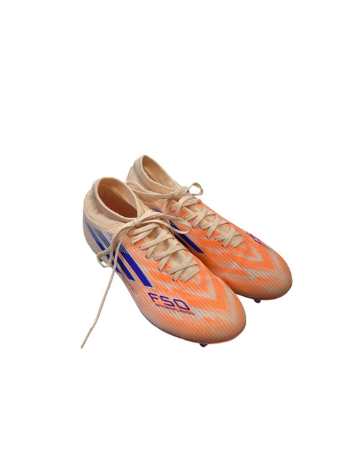 Vist Large View of Product Image Which is Used Adidas F50 SPARK FUSION Soccer Cleats Orange Senior 8