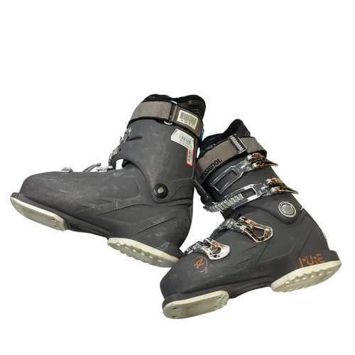 Vist Large View of Product Image Which is Used Rossignol PURE Womens DH Ski Boot Grey 255 MP - M07.5 - W08.5