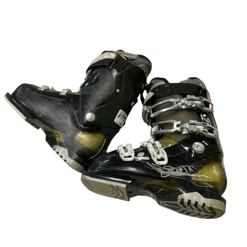 Vist Large View of Product Image Which is Used Salomon DIVINE 8 Womens DH Ski Boot Black 240 MP - J06 - W07