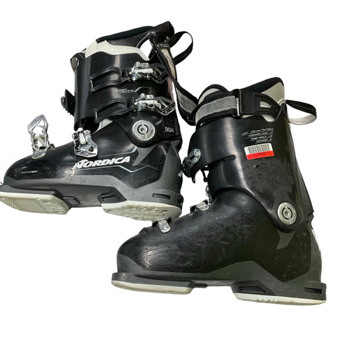 Vist Large View of Product Image Which is Used Nordica SPEED MACHINE 95WR Womens DH Ski Boot Black 255 MP - M07.5 - W08.5