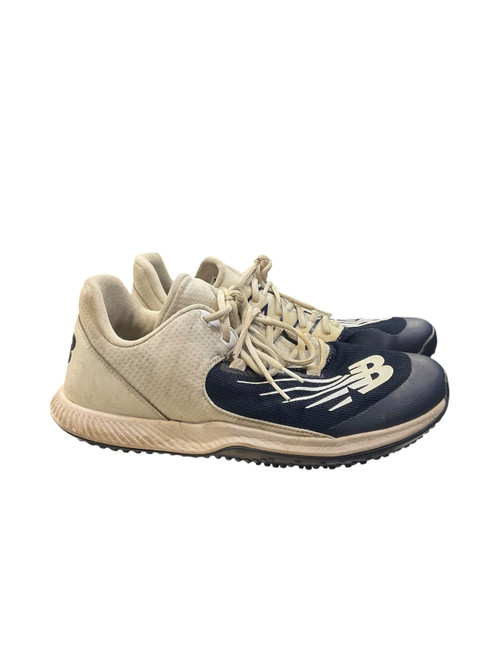 Vist Large View of Product Image Which is Used New Balance T4040TN6 BB/SB Cleats Navy Blue Senior 13