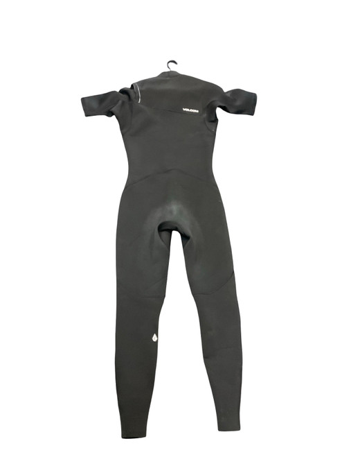 Vist Large View of Product Image Which is Used VOLCOM 2/2MM SHORT SLEEVE WETSUIT Mens Full Suit Black 2X