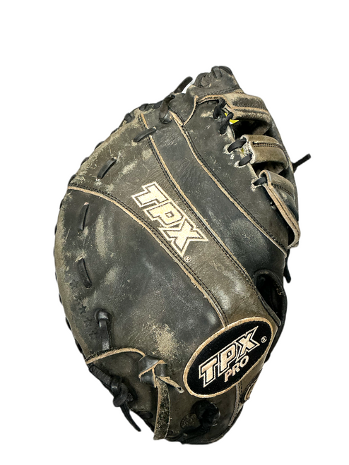 Vist Large View of Product Image Which is Used Louisville Slugger 1STBASE MITT BB/SB First Base RH Throw Black 12 1/2"