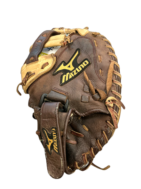 Vist Large View of Product Image Which is Used Mizuno FRANCHISE MITT BB/SB Catchers RH Throw Brown 34"