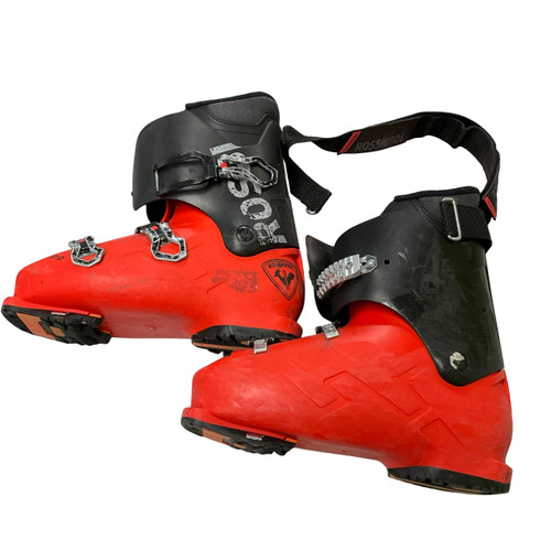 Vist Large View of Product Image Which is Used Rossignol EVO Mens DH Ski Boot Orange 295 MP - M11.5