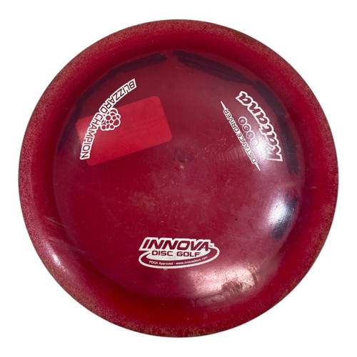 Vist Large View of Product Image Which is Used Innova KATANA BLIZZARD CHAMPION Disc Golf Driver Red