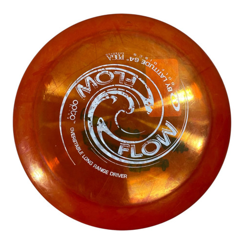 Vist Large View of Product Image Which is Used Latitude 64 FLOW Disc Golf Driver Red