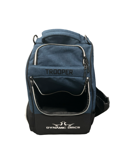 Vist Large View of Product Image Which is Used Dynamic Discs Disc Golf Backpack Navy Blue