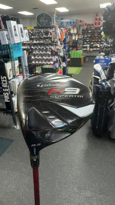 Vist Large View of Product Image Which is Used Taylormade R9 SUPERTRI Mens Driver LH 9.5 Degree