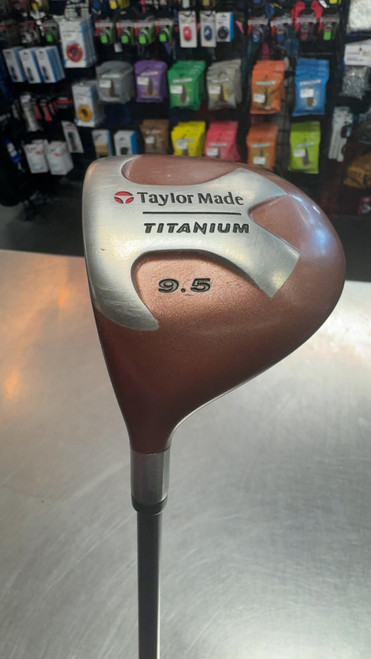 Vist Large View of Product Image Which is Used Taylormade TITANIUM Mens Driver LH 9.5 Degree
