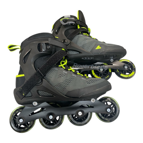 Vist Large View of Product Image Which is Used Rollerblade MACROBLADE 80 10M Senior Rec Fitness Skates Grey Senior 10