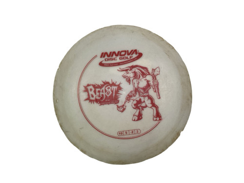 Vist Large View of Product Image Which is Used Innova BEAST Disc Golf Driver White
