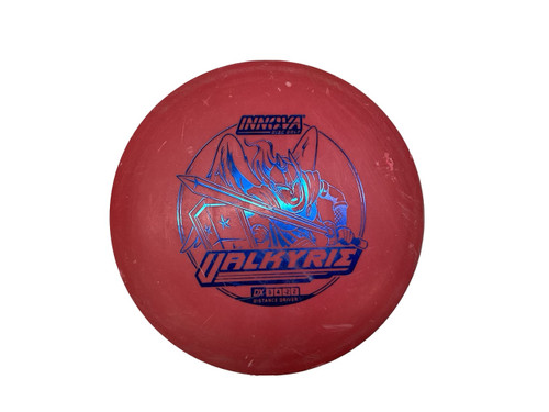 Vist Large View of Product Image Which is Used Innova DX VALKYRIE Disc Golf Driver Red