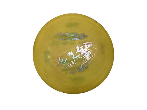 Vist Large View of Product Image Which is Used Innova WRAITH Disc Golf Driver Yellow