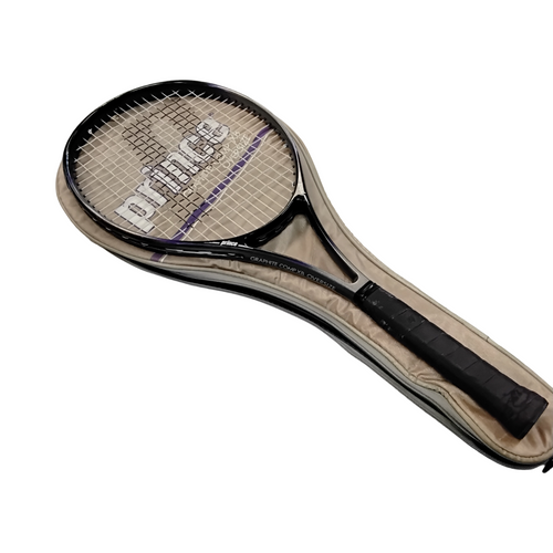 Vist Large View of Product Image Which is Used Prince GRAPHITE COMP XB OVERSIZE Adult Tennis Racquet Purple 4 1/8"