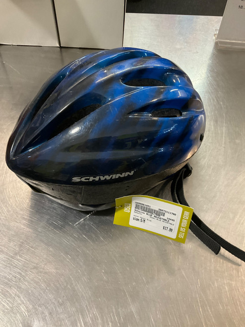 Vist Large View of Product Image Which is Used Schwinn BLUE ADJUSTABLE Bike Helmet Royal Blue S/M