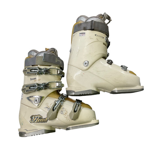 Vist Large View of Product Image Which is Used Head DREAM 9.5 Womens DH Ski Boot White 235 MP - J05.5 - W06.5