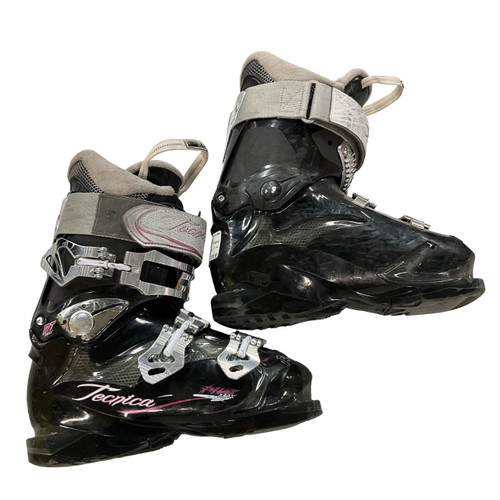 Vist Large View of Product Image Which is Used Tecnica RT MAX Womens DH Ski Boot Black 245 MP - M06.5 - W07.5