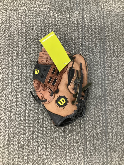 Vist Large View of Product Image Which is Used Wilson EZ CATCH BB/SB Glove T-ball Brown 10"