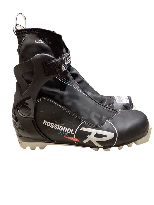 Vist Large View of Product Image Which is Used Rossignol X-6 COMBI Mens NNN XC Ski Boots Black M 07-07.5 / W 08-08.5